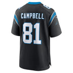 Dalevon Campbell Carolina Panthers Nike Team Game Jersey -  Black