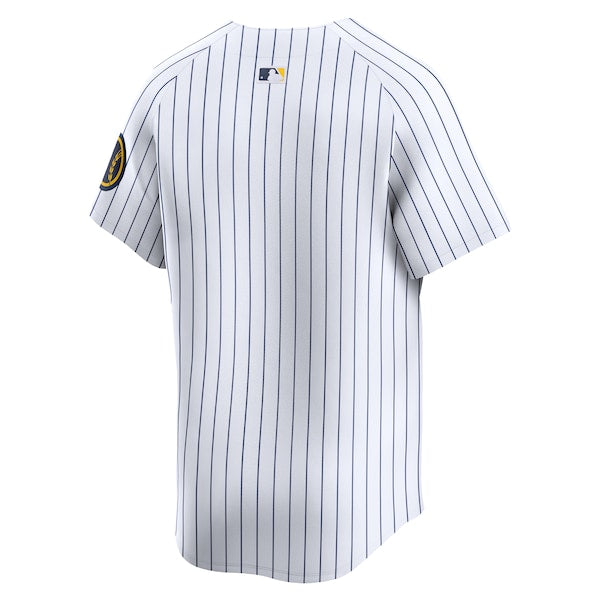 Milwaukee Brewers Nike  Alternate Limited Jersey – White