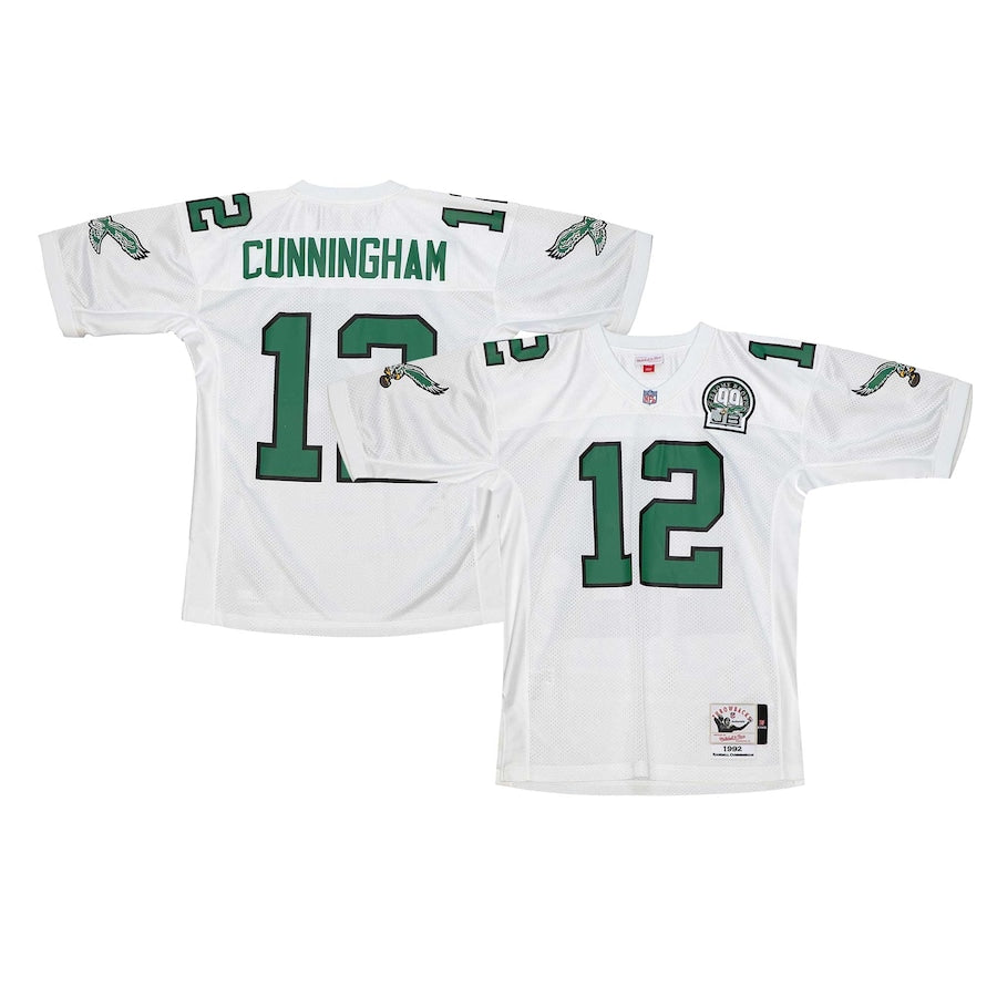 Randall Cunningham Philadelphia Eagles 1992 Authentic Jersey - White