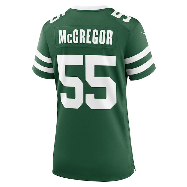 Braiden McGregor New York Jets Nike Women's Team Game Jersey - Legacy Green