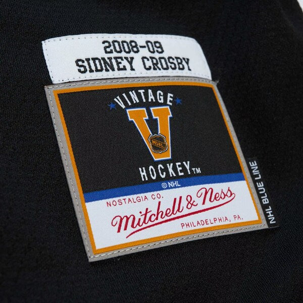 Sidney Crosby Pittsburgh Penguins Captain Patch 2008/09 Blue Line Player Jersey - Black