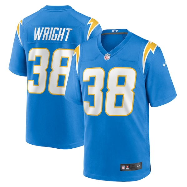 Milton Wright Los Angeles Chargers Nike  Game Jersey - Powder Blue