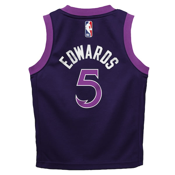 Anthony Edwards Minnesota Timberwolves Nike Preschool 2025/26 City Edition Swingman Jersey - Purple