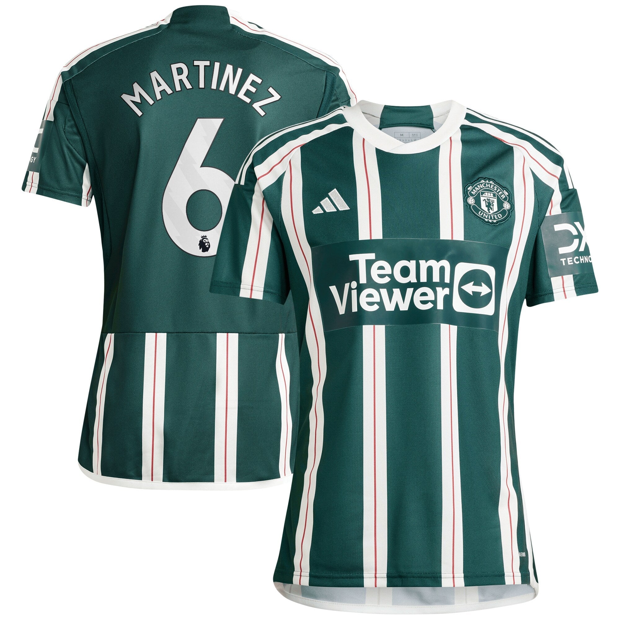 Lisandro Martínez Manchester United adidas 2023/24 Home Replica Player Jersey - Red/Green