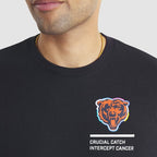 Chicago Bears Nike 2025 NFL Crucial Catch Tri-Blend Dri-FIT T-Shirt - Black