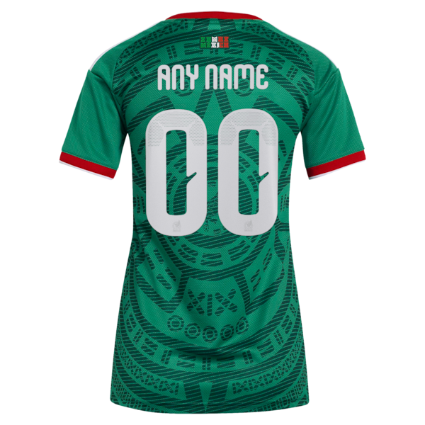 Mexico National Team adidas Women's 2026 Home Replica Custom Jersey - Green