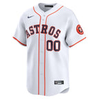 Houston Astros Nike Youth Home Custom Limited Jersey - White