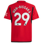 Aaron Wan-Bissaka Manchester United adidas Youth 2023/24 Home Replica Player Jersey - Red