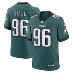 Gabe Hall Philadelphia Eagles Nike Team Game Jersey - Midnight Green
