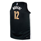 Ja Morant Memphis Grizzlies Nike Youth  Swingman Replica Jersey - City Edition - Black