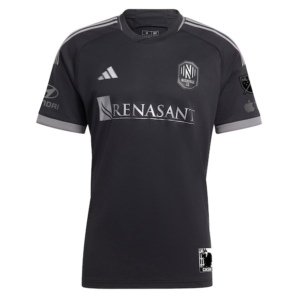 Jacob Shaffelburg Nashville SC adidas 2024 Man In Black Kit Authentic Player Jersey - Black