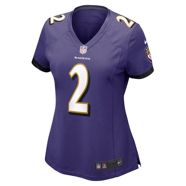 Tyler Huntley Baltimore Ravens Nike Women's Game Jersey - Purple