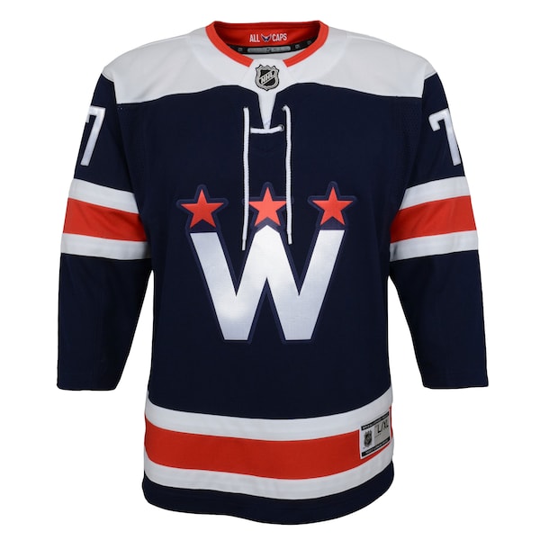 TJ Oshie Washington Capitals Youth Alternate Premier Player Jersey - Navy/Red