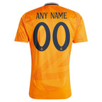Los Merengues adidas 2024/25 Away Replica Custom Jersey - Orange