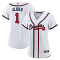 Ozzie Albies Atlanta Braves Nike Women's Home Replica Jersey - White