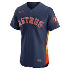 Houston Astros Nike Alternate Vapor Premier Elite Patch Jersey - Navy