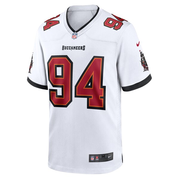 Calijah Kancey Tampa Bay Buccaneers Nike  Game Jersey -  White/Orange