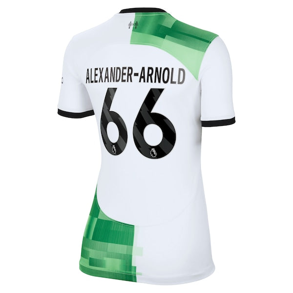 Trent Alexander-Arnold Liverpool Nike Women's 2023/24 Away Replica Player Jersey - White/Red