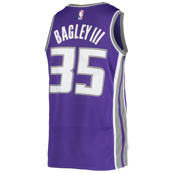 Marvin Bagley III Sacramento Kings Nike Swingman Team Player Jersey - Icon Edition - Purple