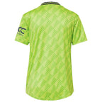 Manchester United adidas Women's 2022/23 Third Replica Jersey - Neon Green