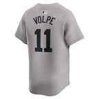 Anthony Volpe New York Yankees Nike Away Limited Player Jersey - Gray/White