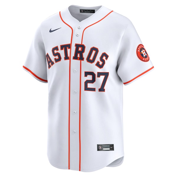 Jose Altuve Houston Astros Nike Home Limited Player Jersey - White/Gray