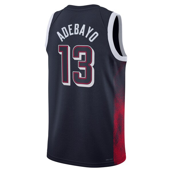 Bam Adebayo Men's USA Basketball Nike Unisex 2024 Swingman Player Jersey - Navy