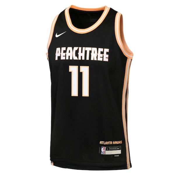 Trae Young Atlanta Hawks Nike Youth 2025/26 City Edition Swingman Jersey - Black