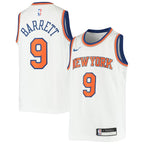 RJ Barrett New York Knicks Nike Youth Swingman Jersey - Association Edition - White
