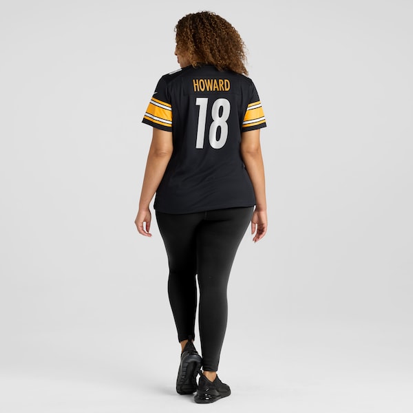 Will Howard Pittsburgh Steelers Nike Women's Team Game Jersey -  Black
