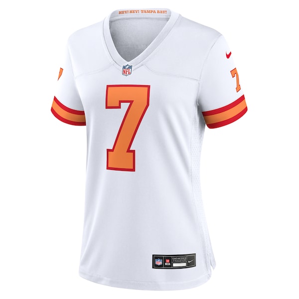 Bucky Irving '76 Tampa Bay Buccaneers Nike Women's  Game Jersey - White/Red/Orange