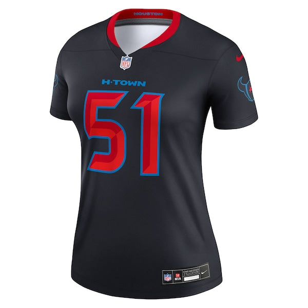 Will Anderson Jr. Houston Texans Nike Women's Alternate Legend Player Performance Top -  Navy/Red