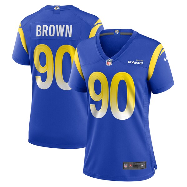 Earnest Brown IV Los Angeles Rams Nike Women's Team Game Jersey -  Royal