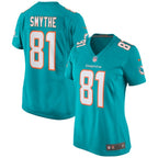 Durham Smythe Miami Dolphins Nike Women's Game Jersey - Aqua