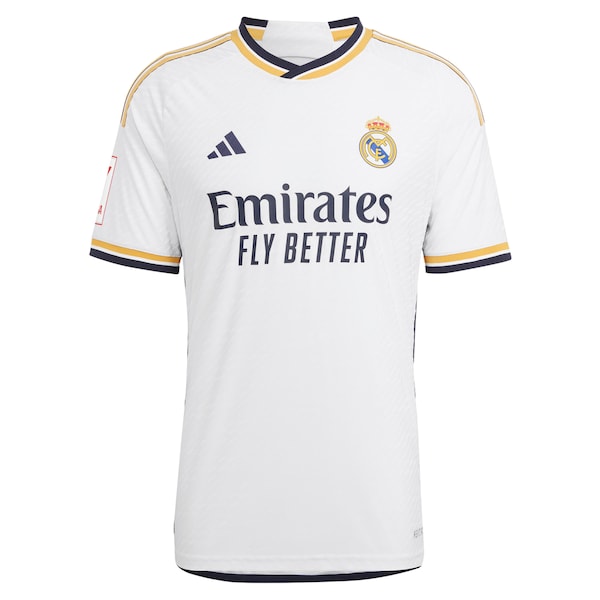 Luka Modric Los Merengues adidas 2023/24 Home Authentic Jersey - White/Navy