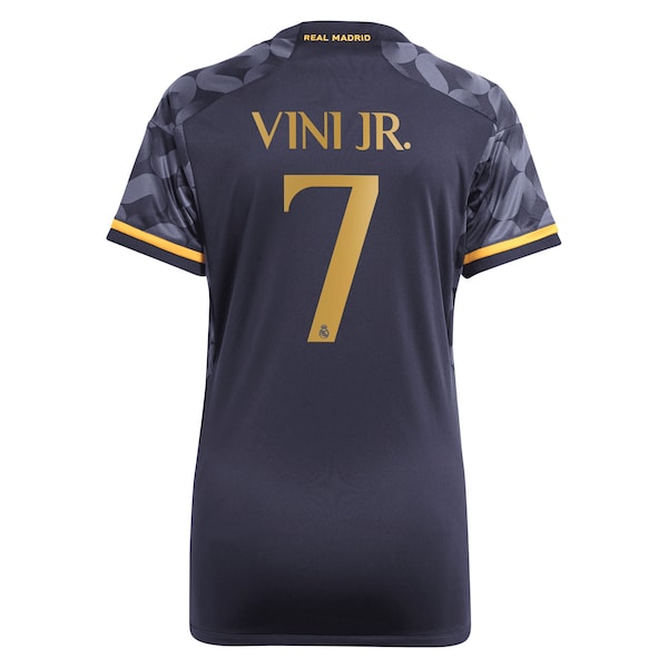 Vinicius Junior Los Merengues adidas Women's 2023/24 Away Replica Player Jersey - Navy