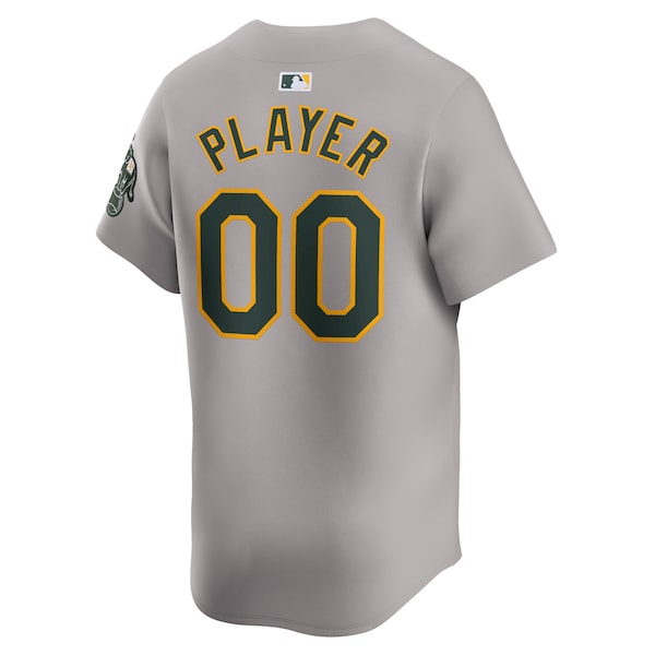 Oakland Athletics Nike Away Limited Custom Jersey - Gray
