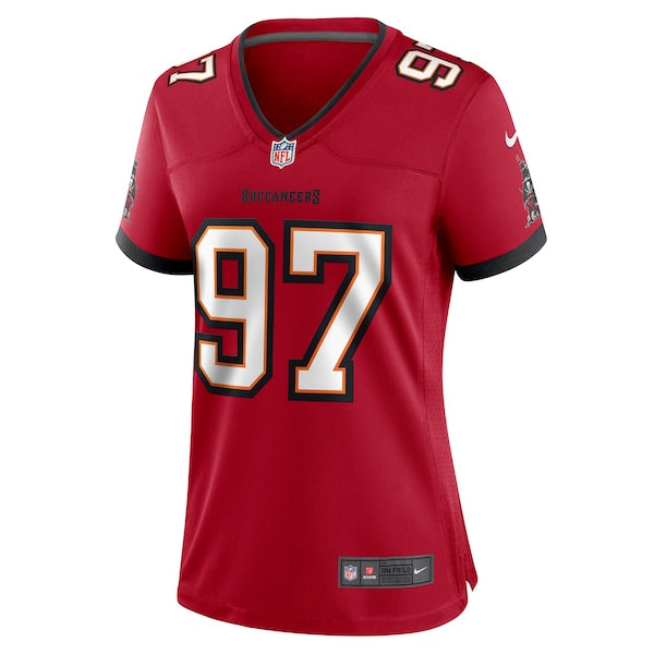 Earnest Brown IV Tampa Bay Buccaneers Nike Women's  Game Jersey -  Red