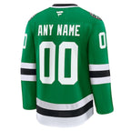 Dallas Stars  Home Premium Custom Jersey - Kelly Green/Black