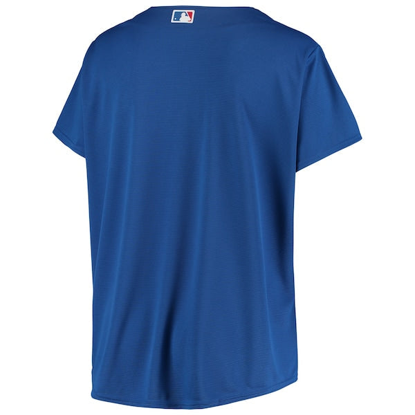 Chicago Cubs Women's Plus Size Sanitized Replica Team Jersey - Royal