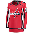 Justin Sourdif Washington Capitals  Women's Home Breakaway Jersey - Red