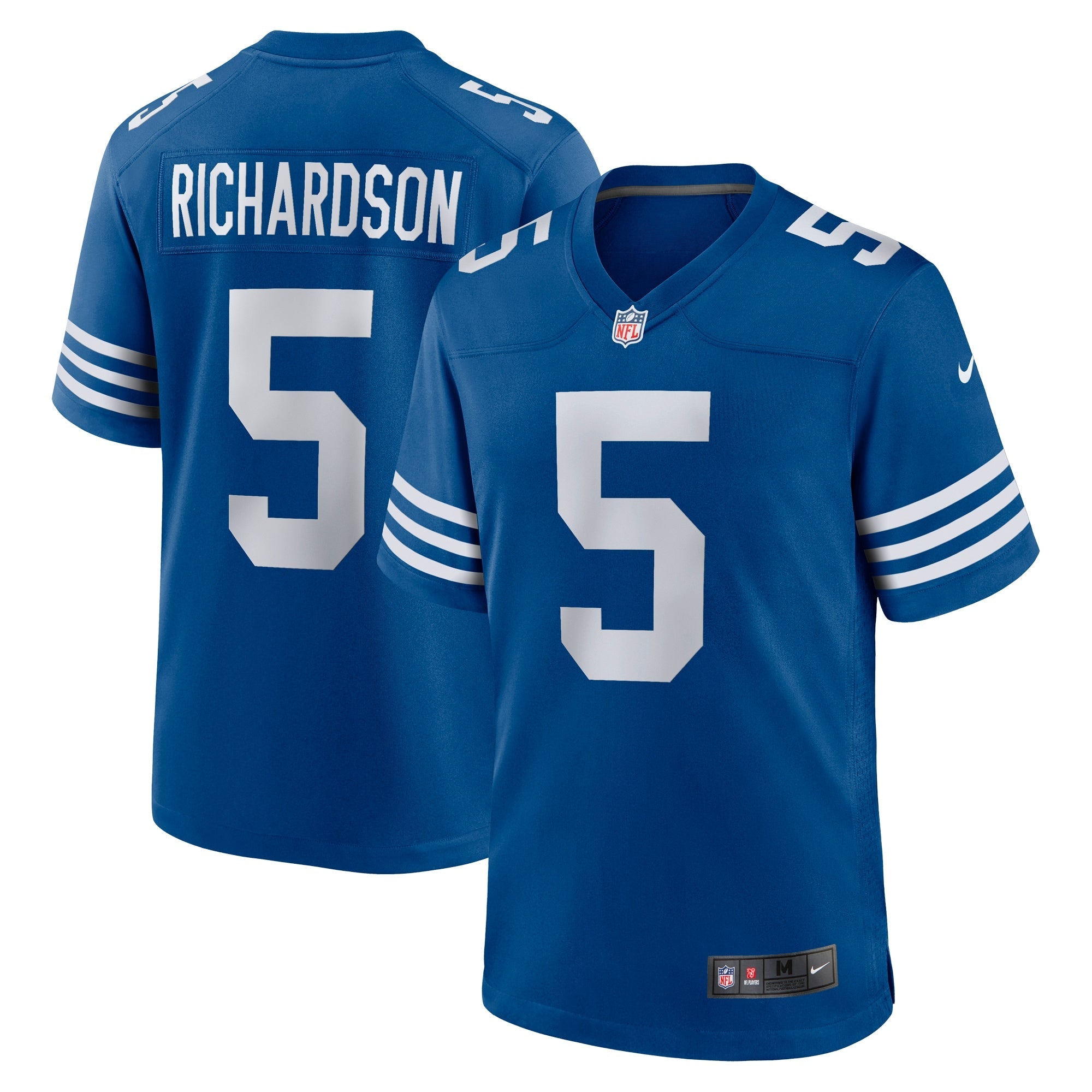 Anthony Richardson Indianapolis Colts Nike 2023 NFL Draft First Round Pick Game Jersey - White/Blue/Royal