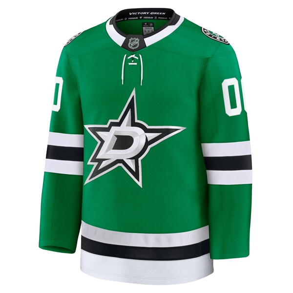 Dallas Stars  Home Premium Custom Jersey - Kelly Green/Black