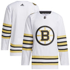 Boston Bruins adidas Away Primegreen Authentic Jersey - White