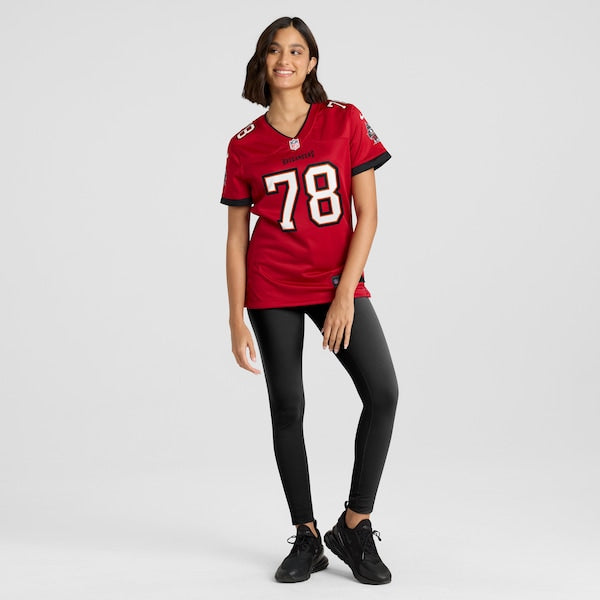 Tristan Wirfs Tampa Bay Buccaneers Nike Women's  Game Jersey -  Red