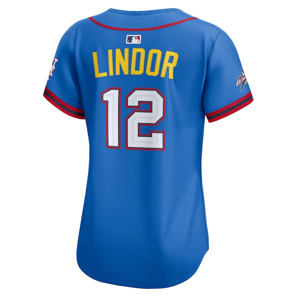 Francisco Lindor National League Nike Women's 2025 All-Star Edition Limited Player Jersey - Blue