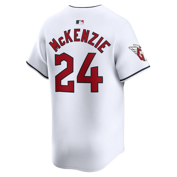 Triston McKenzie Cleveland Guardians Nike Home Limited Player Jersey - White