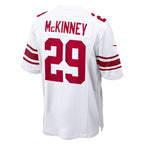 Xavier McKinney New York Giants Nike Away Game Player Jersey - White/Royal