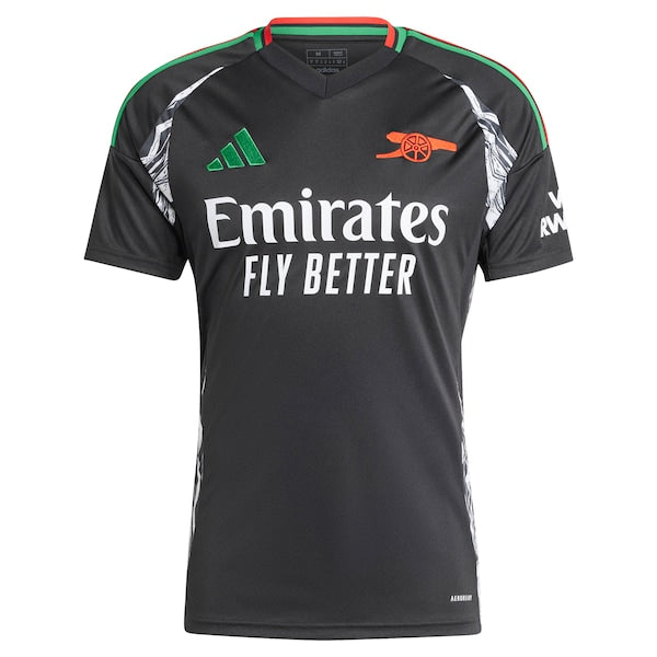 Bukayo Saka Arsenal adidas 2024/25 Away Replica Player Jersey - Black