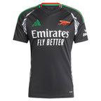 Martin Odegaard Arsenal adidas 2024/25 Away Replica Player Jersey - Black